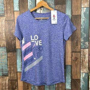 Liberty Pro small purple Love performance shirt